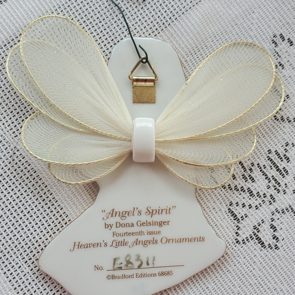 Bradford Edition Heaven's Little Angels Spirit by Dona Gelsinger Ornament - Picture 3 of 4
